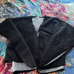 Chic Black Women's Poncho